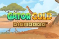 Gator Gold Gigablox Slot Logo