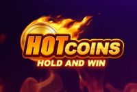 Hot Coins Hold and Win Slot Logo