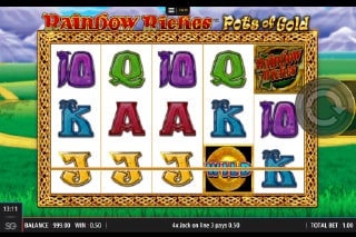 rainbow riches pots of gold slot