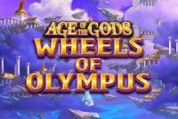 Age of the Gods Wheels of Olympus Slot Logo
