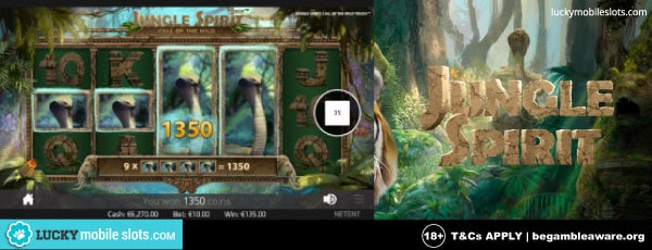 NetEnt Jungle Spirit Call of the Wild Slot Game