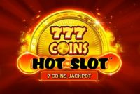 Hot Slot 777 Coins Slot Logo