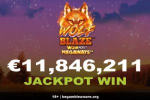 Wolf Blaze Wowpot Megaways Jackpot Win