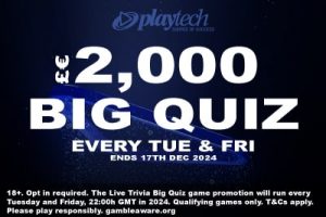 Playtech Live Casino Big Quiz at Casumo