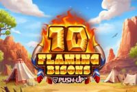 Push Gaming 10 Flaming Bisons Slot Logo