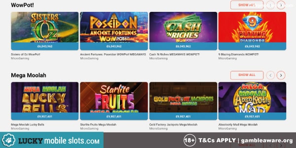 Leo Vegas Casino Jackpot Slots Games