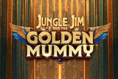 Jungle Jim and the Golden Mummy Slot Logo