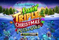 Fishin Triple Christmas Pots of Gold Slot Logo